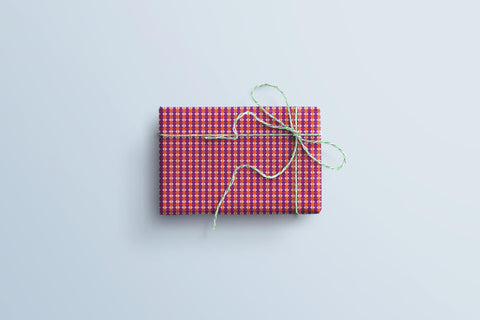 Purple & Orange Gift Wrapper