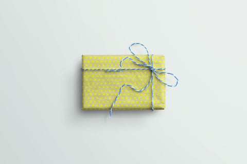 Yellow Gift Wrapper