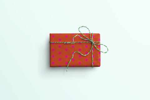 Pink Polka Dot Gift Wrapper