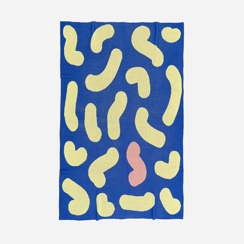 Beans Throw Cobalt Lime