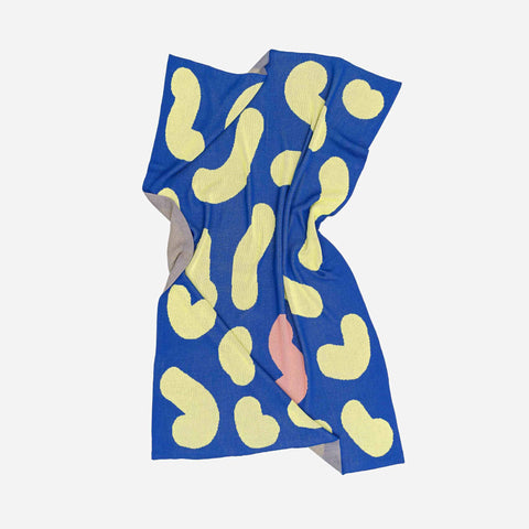 Beans Throw Cobalt Lime