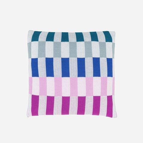Albers Checkerboard Rainbow Pillowcase