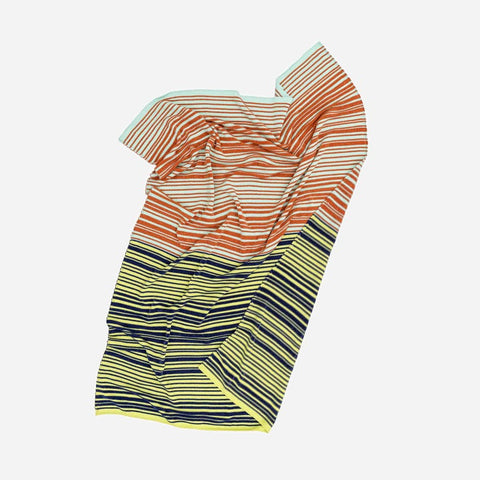 Retro Chenille Throw Flame Jade