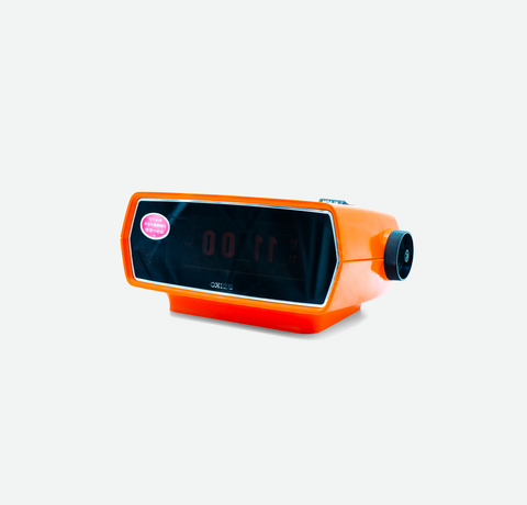 Orange Flip Clock