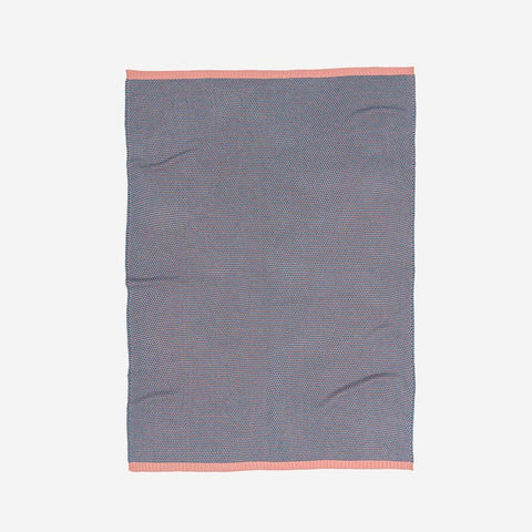 Pebbles Throw Coral Teal