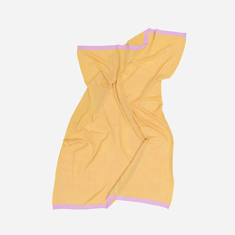 Pebbles Throw Yellow Lilac