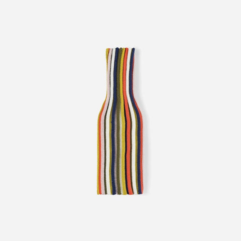Rib Knit Bottle Sleeve Multicolor Yellow