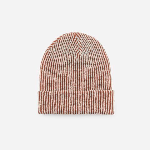 Ribbed Beanie Flame Jade