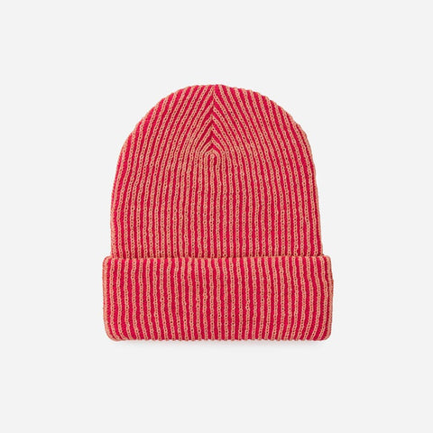 Ribbed Beanie Fushcia Pink