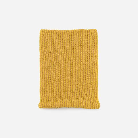 Simple Rib Snood Olive Caramel