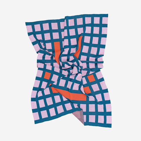 Pixel Smile Teal Lilac