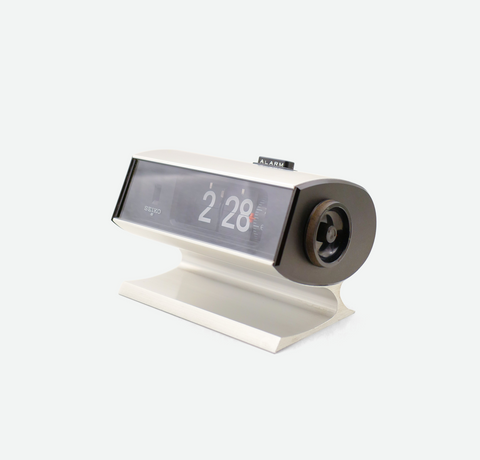 White Seiko Flip Clock