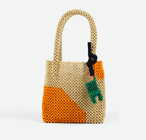 Tan & Orange Bag