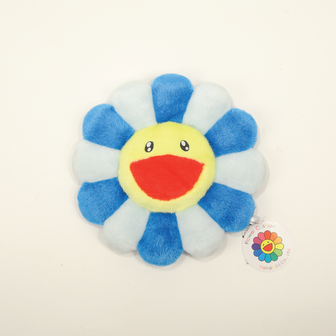 Takashi Murakami Blue Flower Cushion