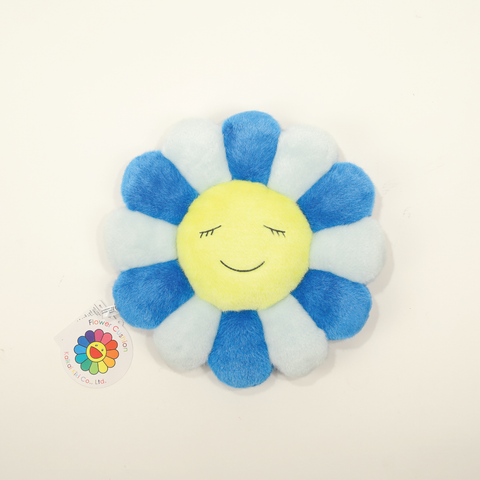 Takashi Murakami Blue Flower Cushion