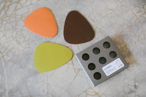 Marquina x MCM Triangular Coasters