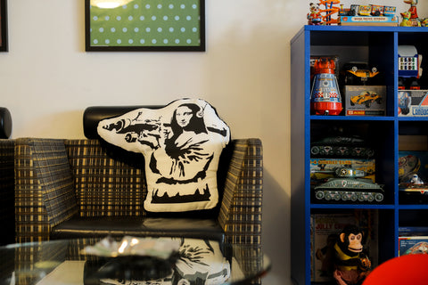 Bansky Brandalism Medicom Pillow