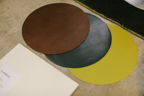 Marquina x MCM Circular Center Placemats