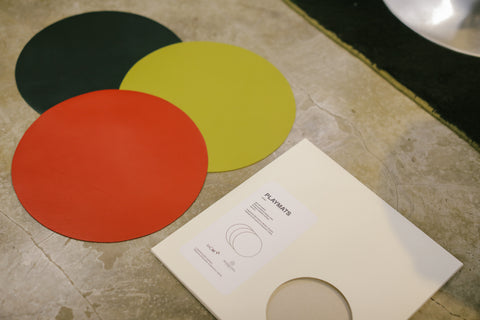 Marquina x MCM Circular Center Placemats