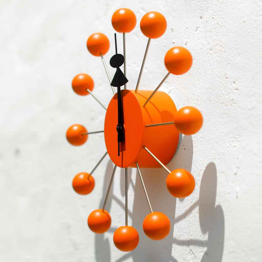 Orange Ball Clock – Objet Manila