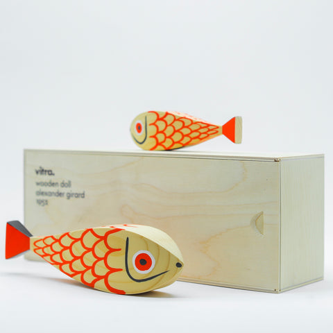 Wooden Doll Mother Fish & Child