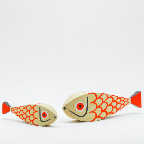 Wooden Doll Mother Fish & Child