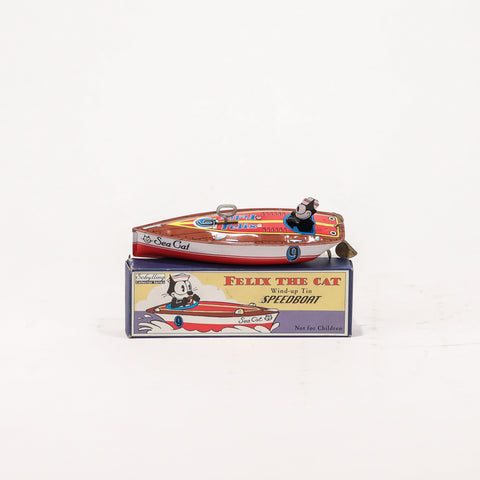 Felix The Cat Wind-Up Speedboat