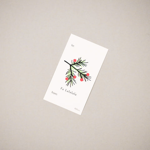 Mistletoe Holiday Card