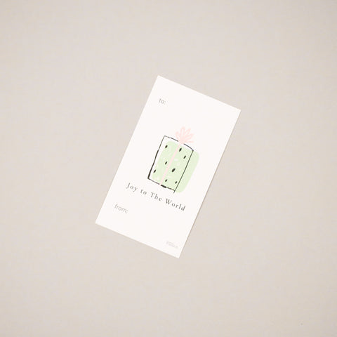 Light Green Present Holiday Card