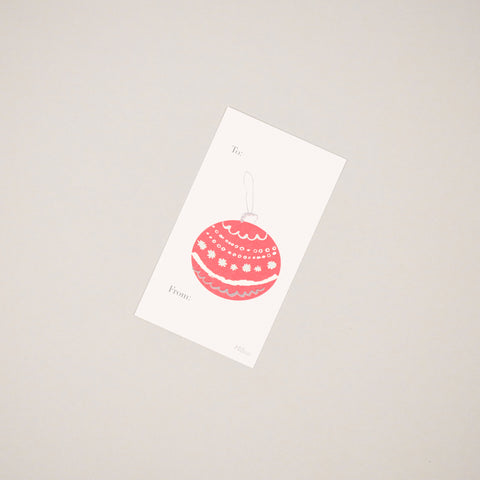 Red Ornament Holiday Card