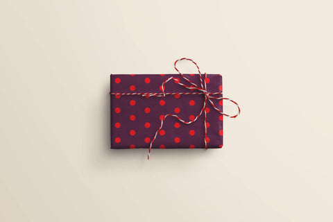 Red Polka Dot Gift Wrapper