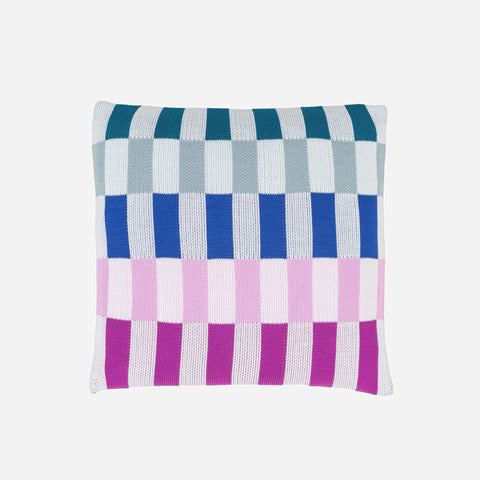 Albers Checkerboard Rainbow Pillowcase