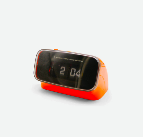 Orange Flip Clock