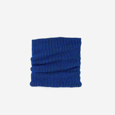 Simple Rib Snood Navy Blue