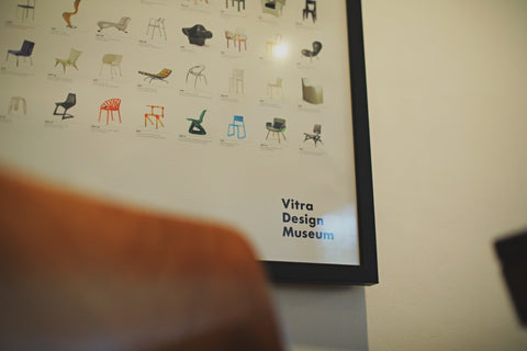 The Chair Collection Vitra Poster