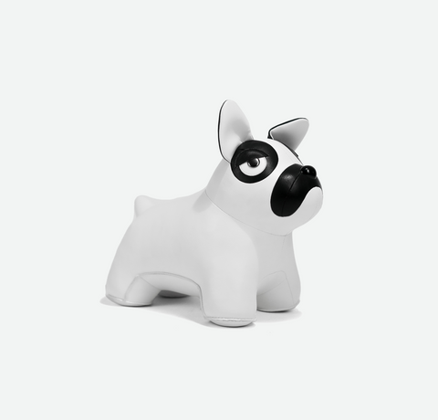 White Frenchie Doorstopper