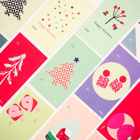 Holiday Cards Colored Set