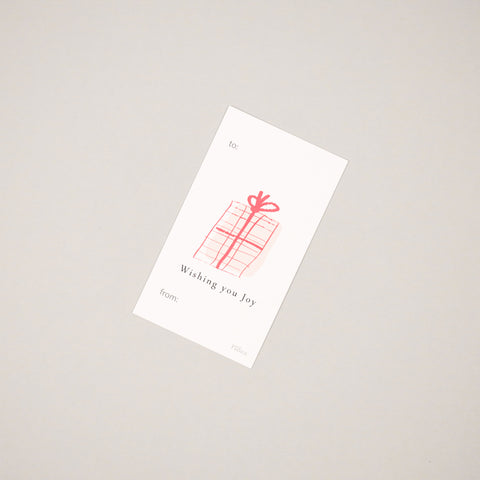 Red Present Holiday Card