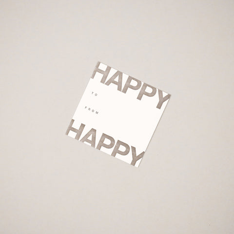 Happy Letterpress Holiday Card